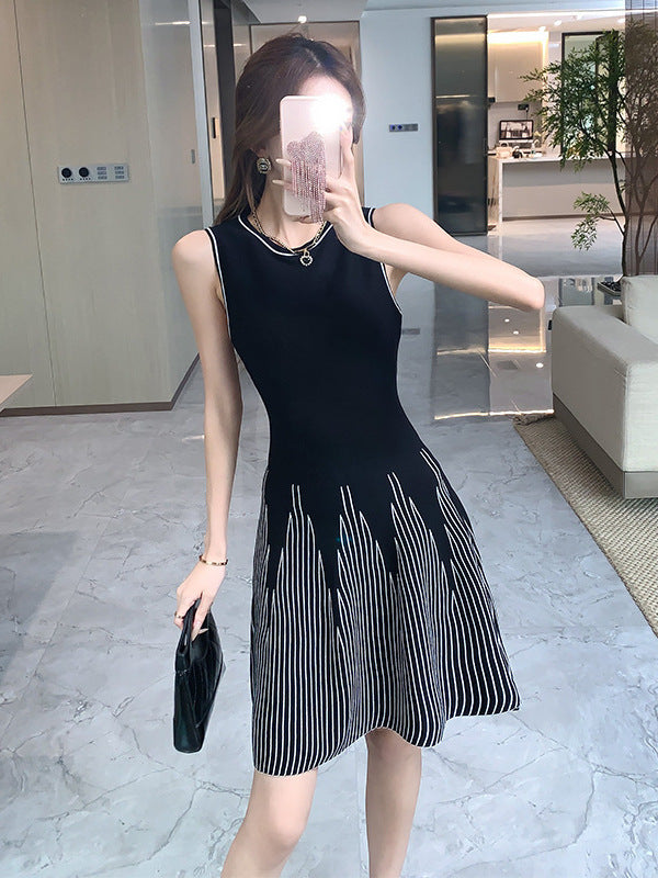 【dress】ノースリーブニットワンピースG21839