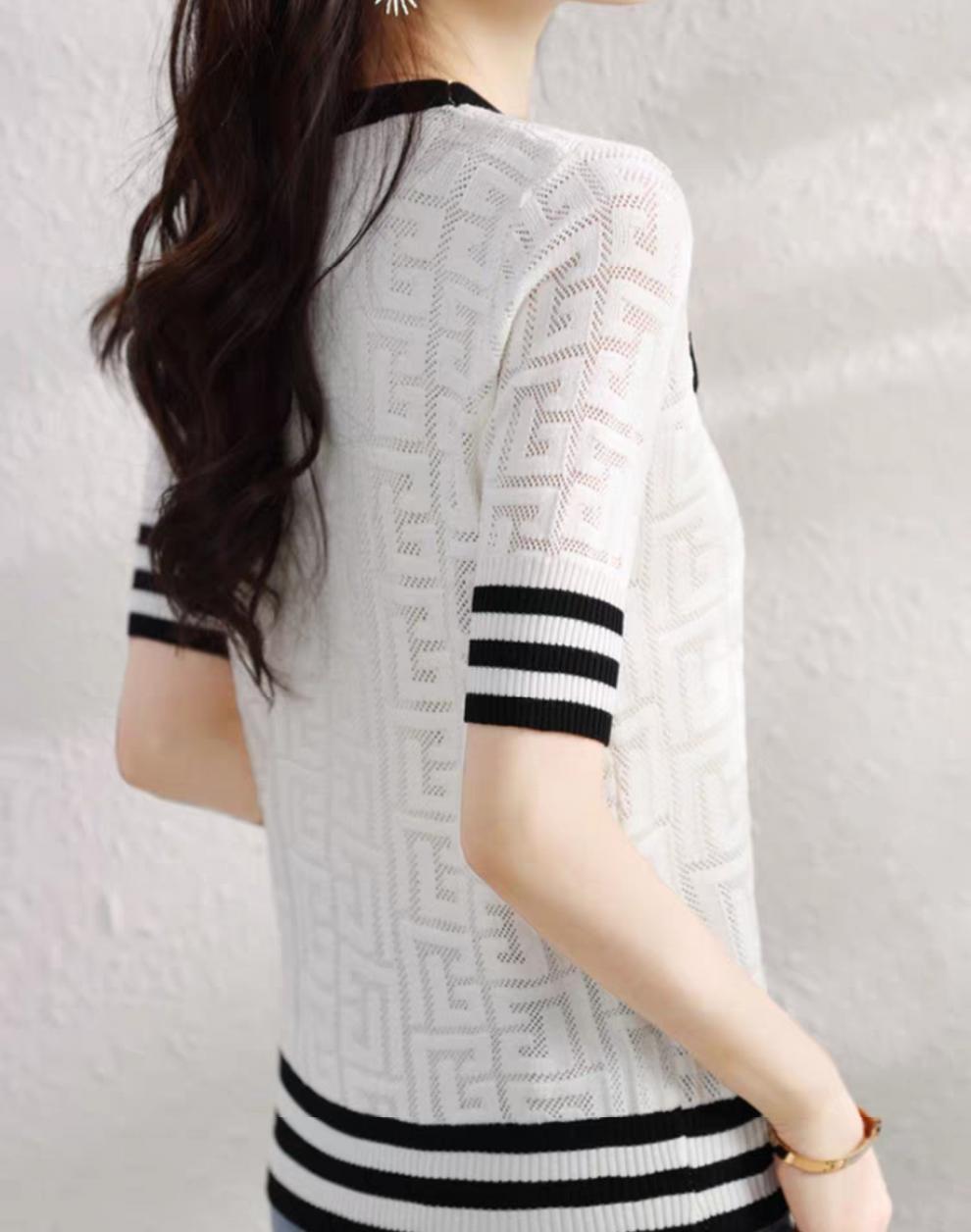 【tops】合わせやすいニットTシャツG21944