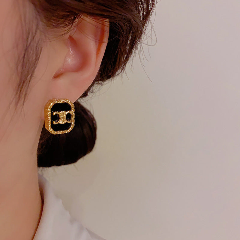 【小物】配色ピアスアクセサリーF8086