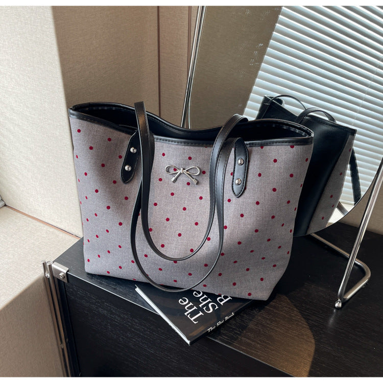 【小物】ボウタイ大容量バッグF8076