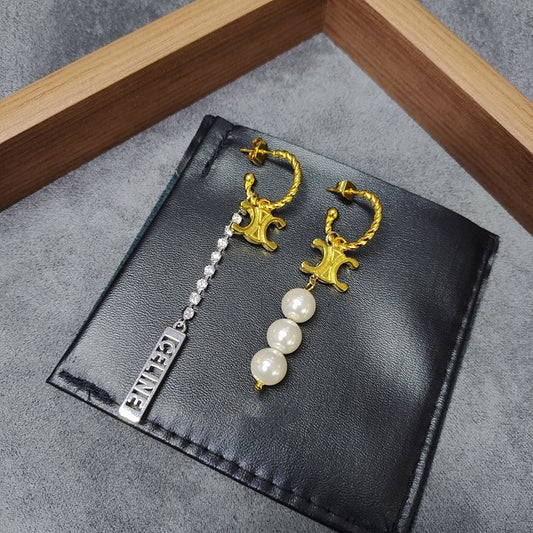 【小物】ダイヤモンドパールピアスアクセサリーG22201