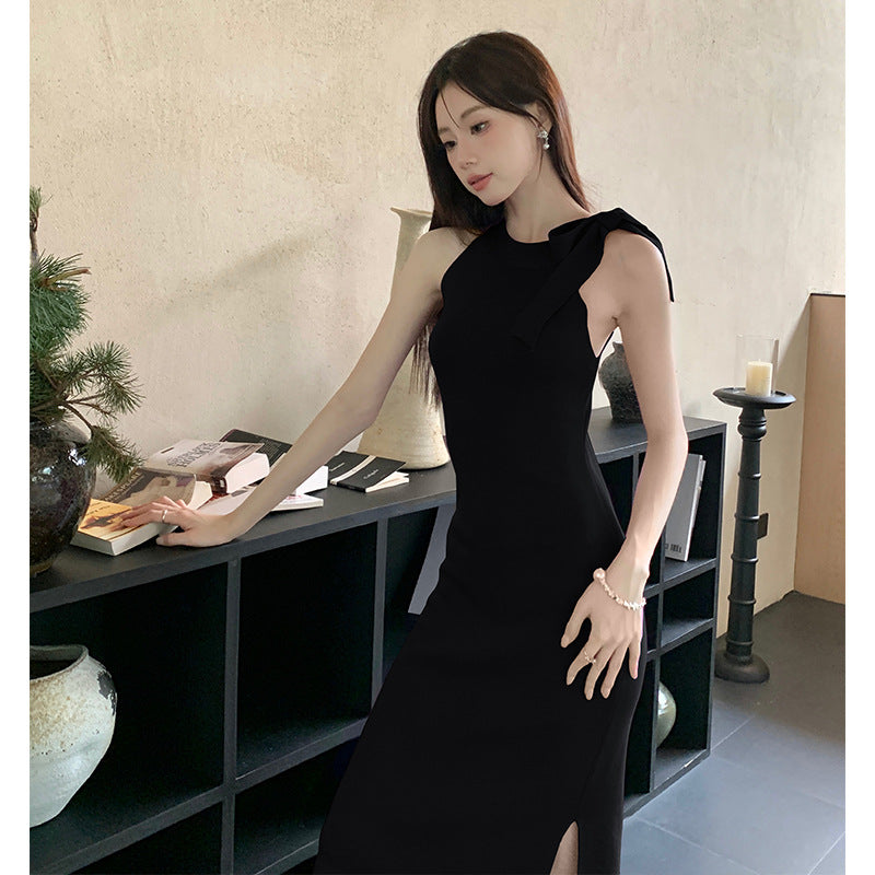 【dress】ノースリーブニットワンピースG22119