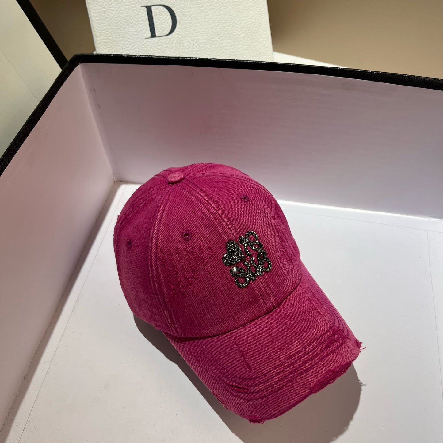 【小物】6色ベースボール キャップF8389