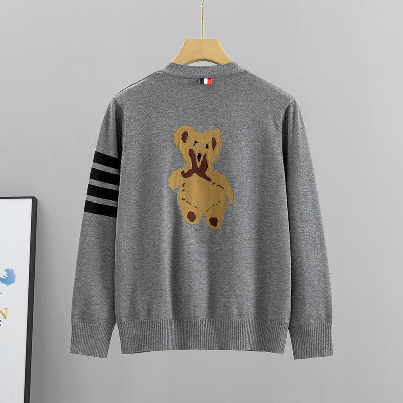 【outer】キャンパスニットカーディガンG23457