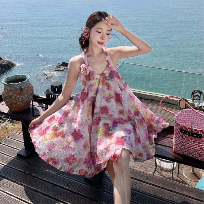 【dress】ホルターネックデートワンピースG22243