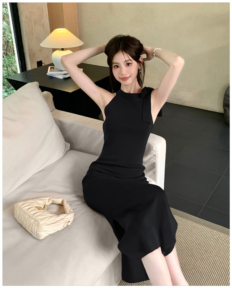 【dress】ノースリーブニットワンピースG22119