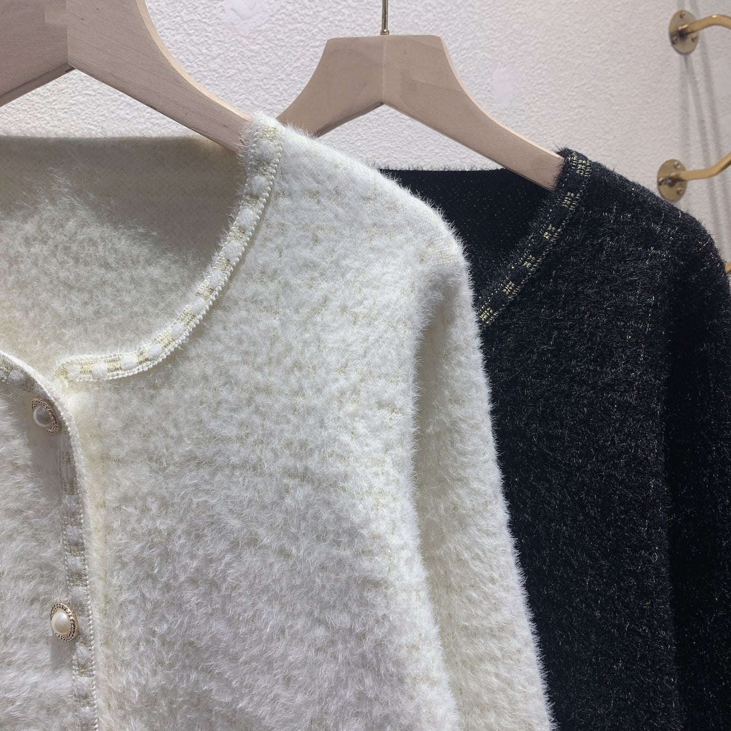 【outer】ラウンドネックニットカーディガンG23239