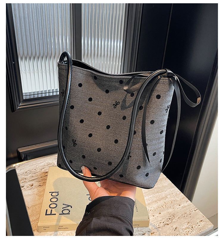 【小物】ボウタイバケツ型バッグF8077