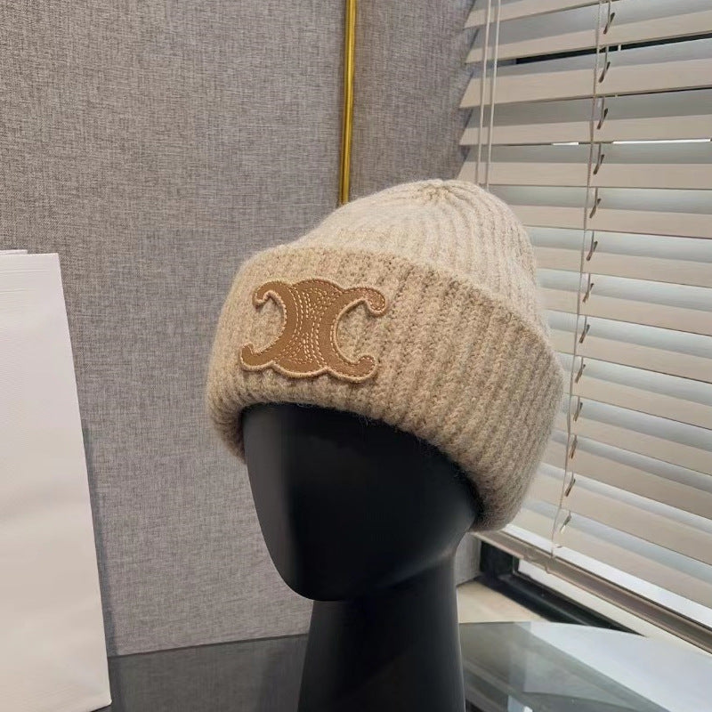 【小物】シンプルニット帽子F8439