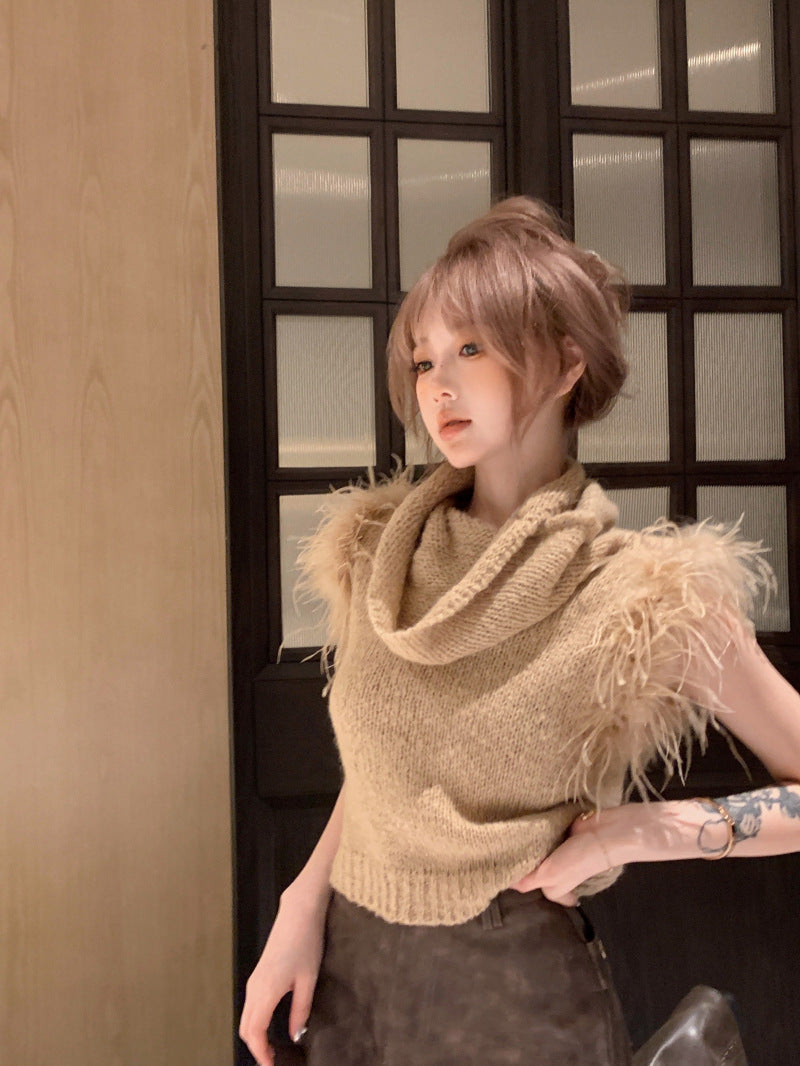 【tops】ニットベストG23680