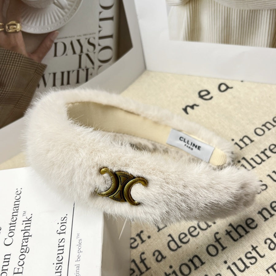 【小物】ふわふわヘアクリップアクセサリーF8386