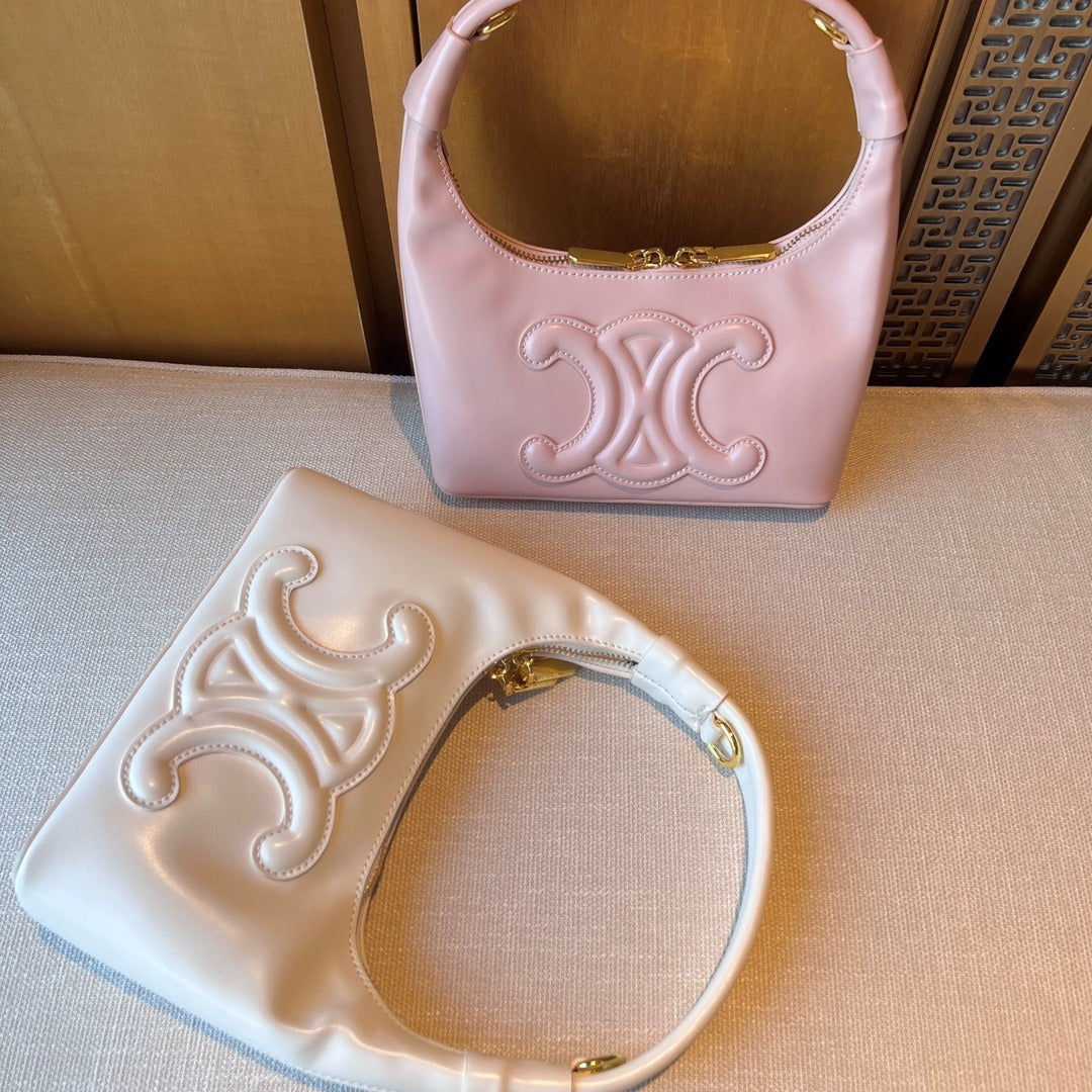 【小物】3色大容量ショルダーバッグF8176