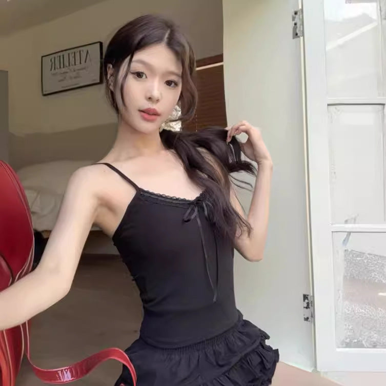 【tops】4色カップ付きキャミソールF7684