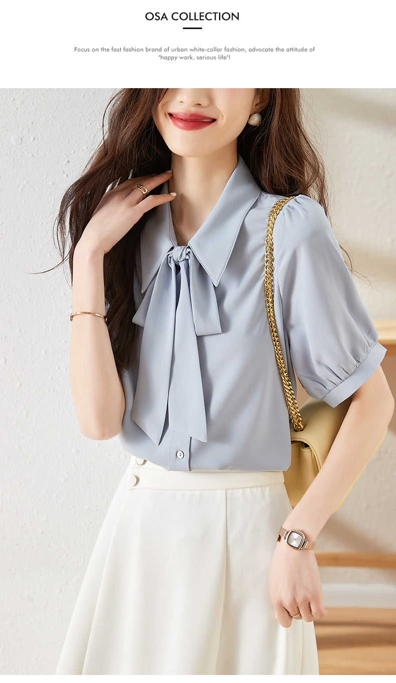 【tops】 シフォンブラウストップスG21929