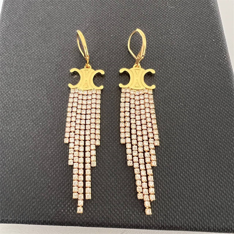 【小物】フリンジピアスアクセサリーG21638