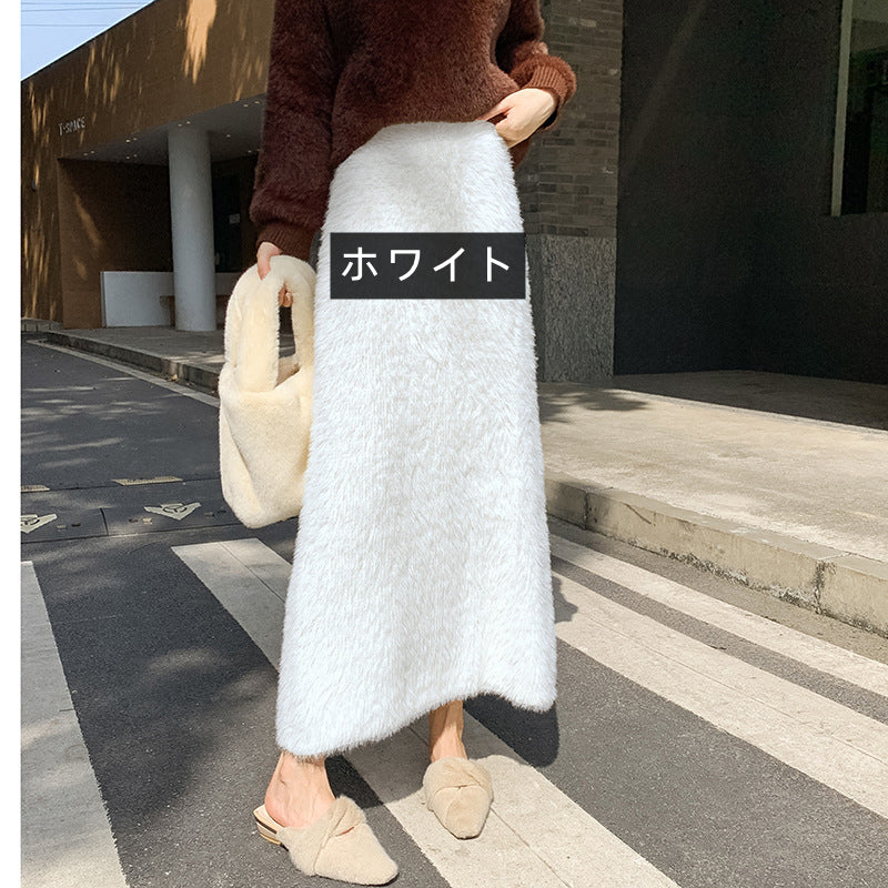 【bottoms】ニットスカートG24426