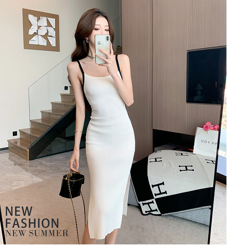 【dress】ニットキャミワンピースG21823