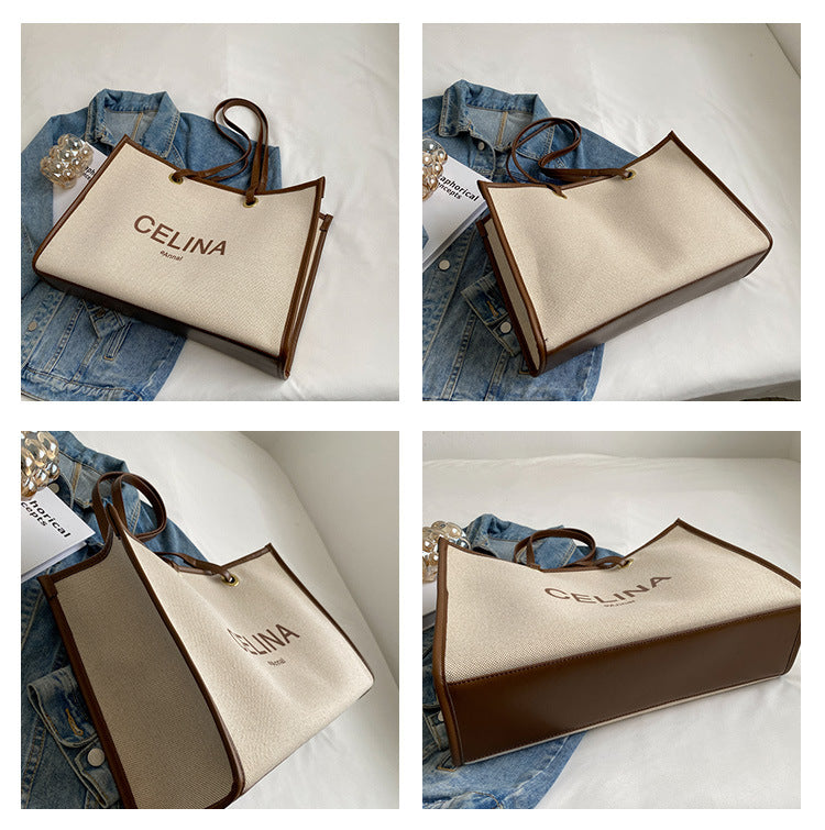 【小物】英字柄ショルダーバッグF8194