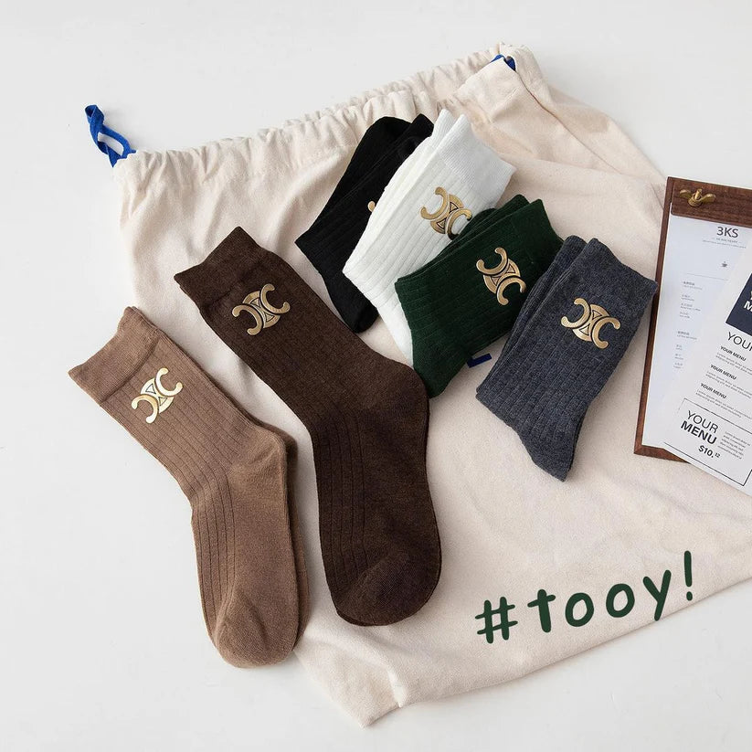 【ホーム・生活】6色展開靴下G23513