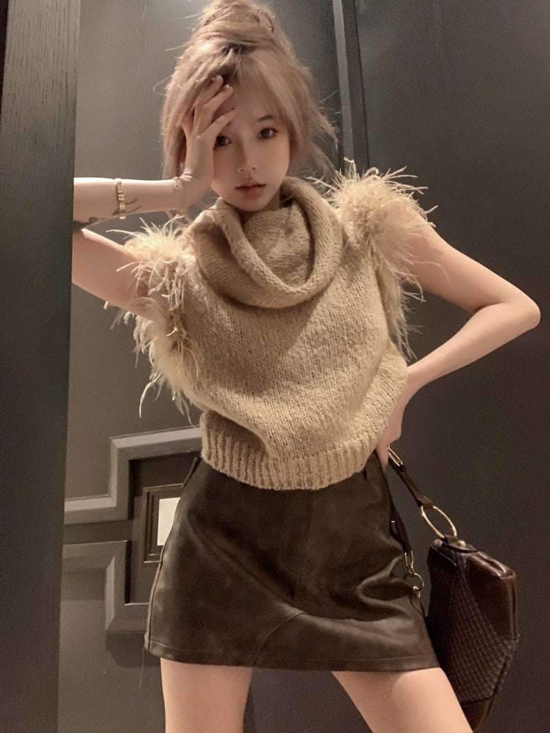 【tops】ニットベストG23680