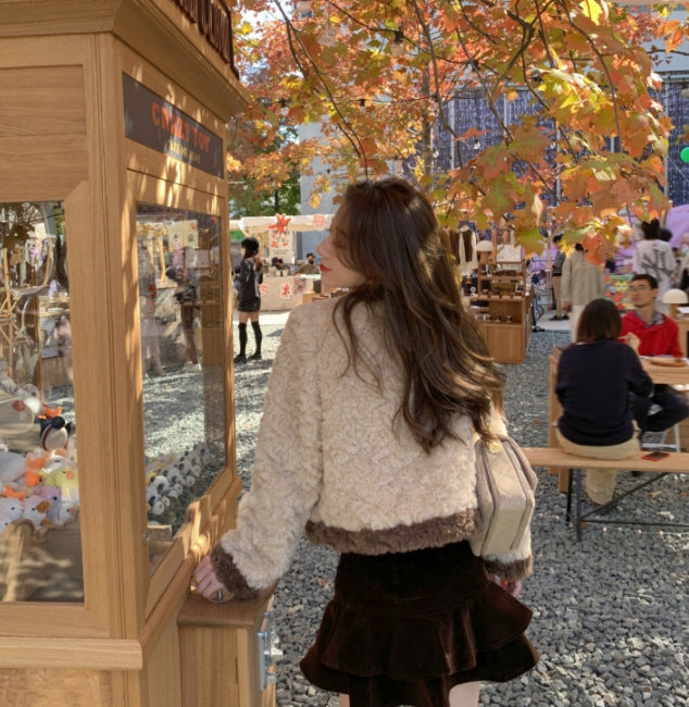 【outer】秋冬ふわふわコートF8403