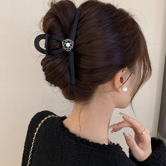 【小物】花柄ヘアクリップアクセサリーF7921