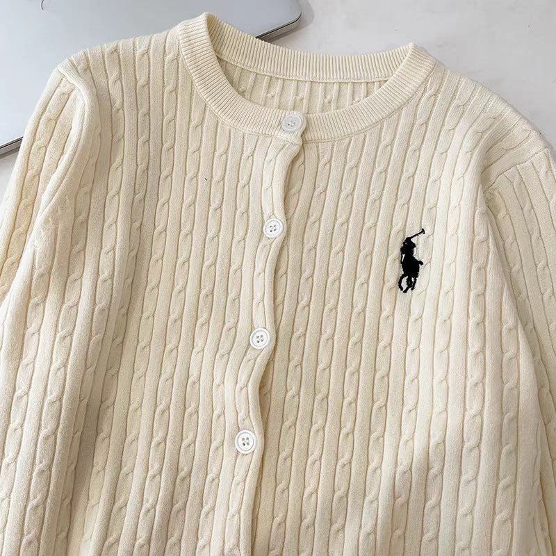 【outer】長袖ニットカーディガンF8217