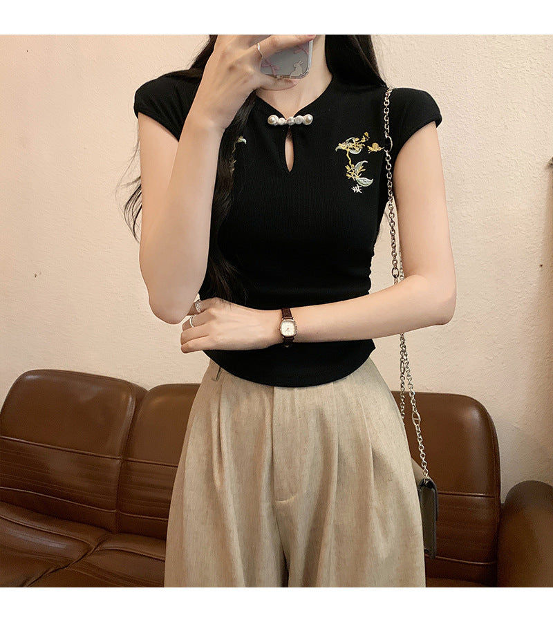 【tops】体型カバーTシャツG22057