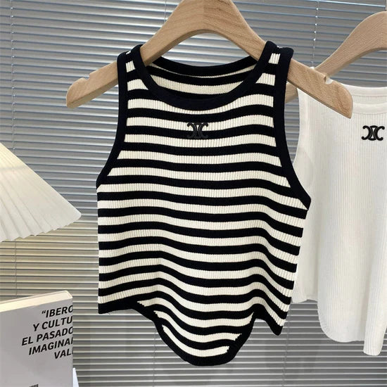 【tops】4色ニットキャミソール F7571