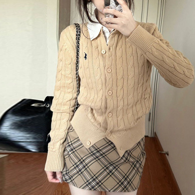 【outer】ニットカーディガンG24506