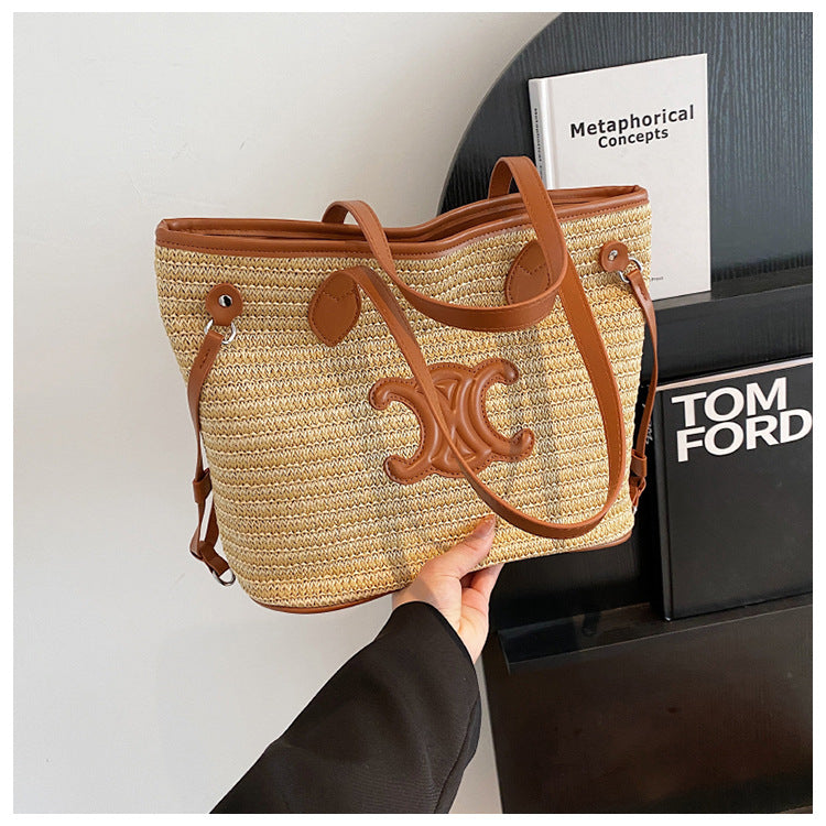 【小物】OL通勤大容量カゴバッグG21743