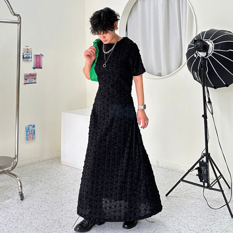 【dress】ラウンドネックデートワンピースG21972