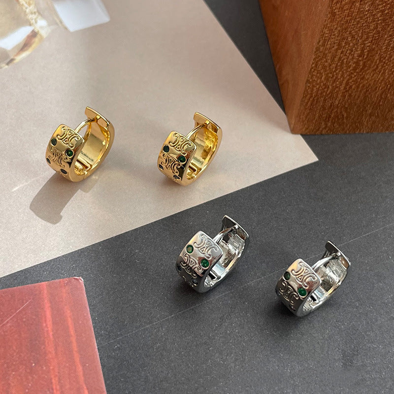 【小物】英字柄ピアスアクセサリーG21652