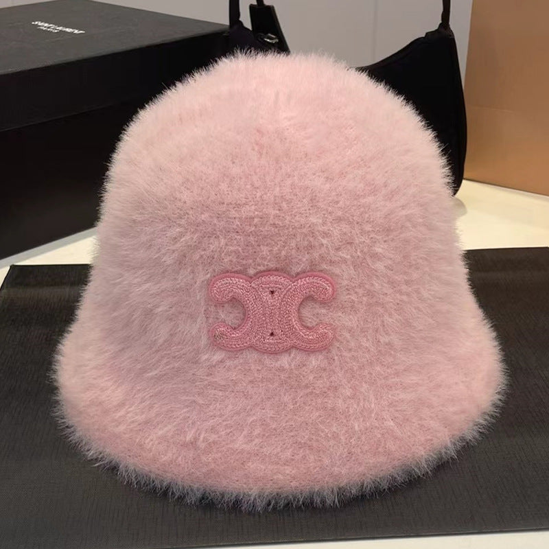 【小物】4色ふわふわサファリハットF8418