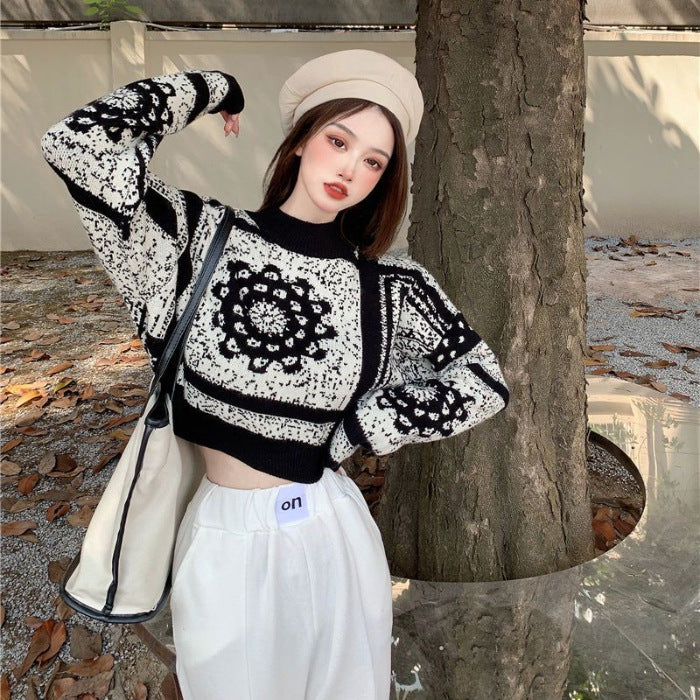 【tops】ゆったりニットセーターG23534