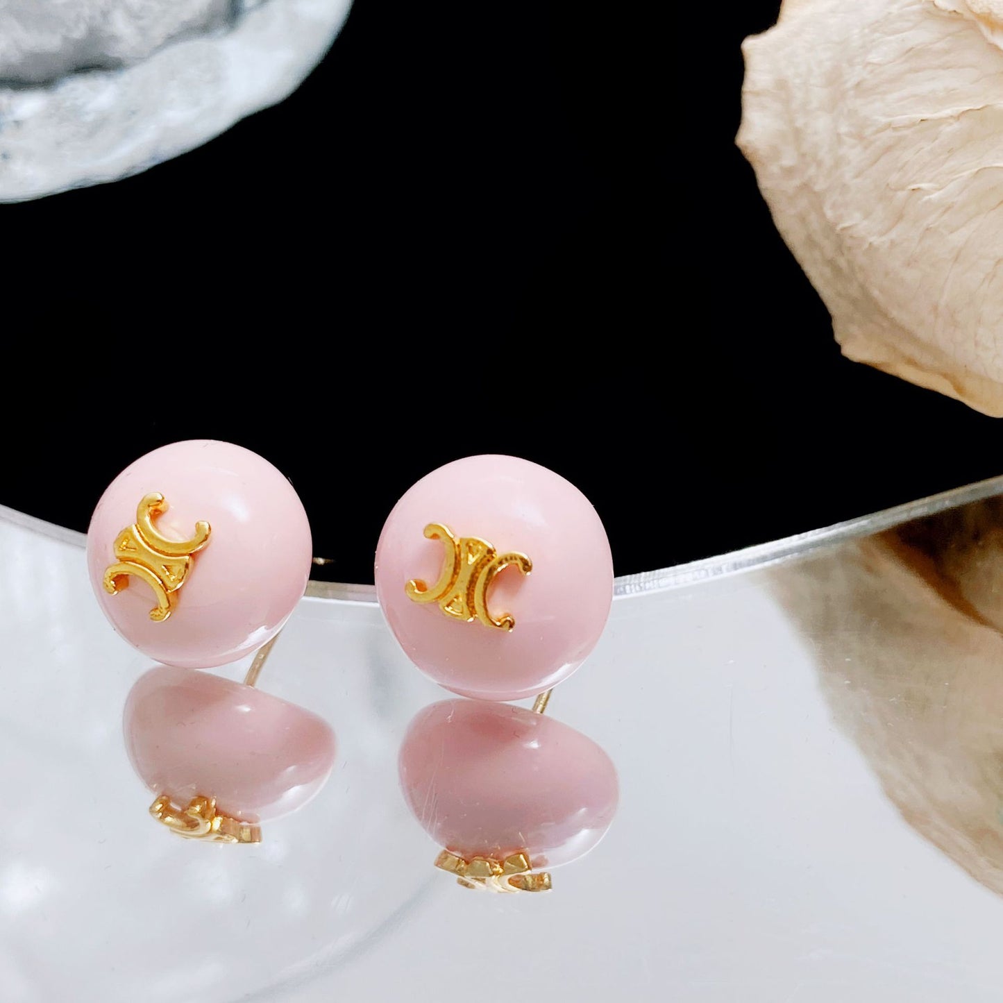 【小物】英字柄ピアスアクセサリーG21646