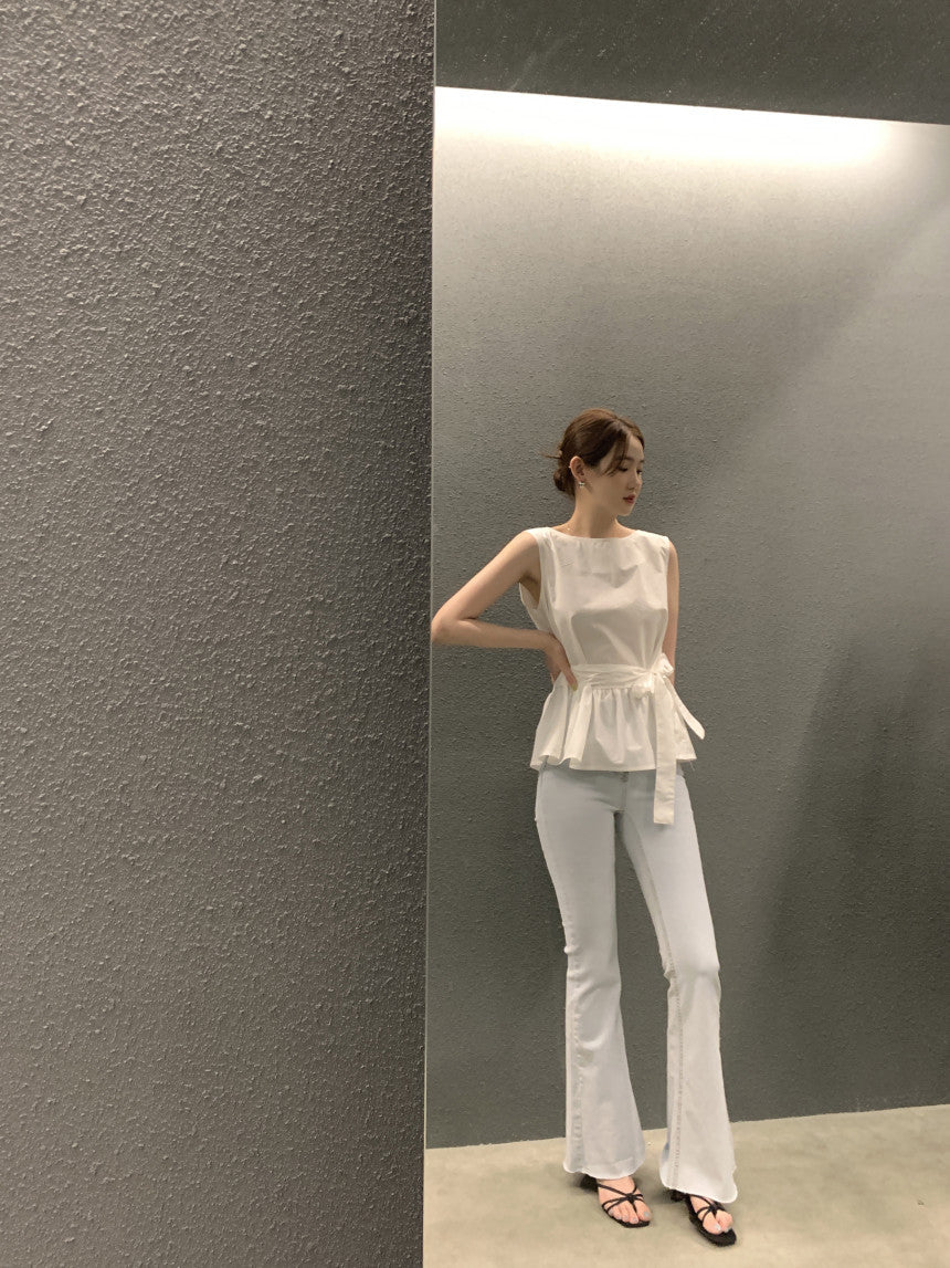 【tops】ノースリーブブラウスG22127