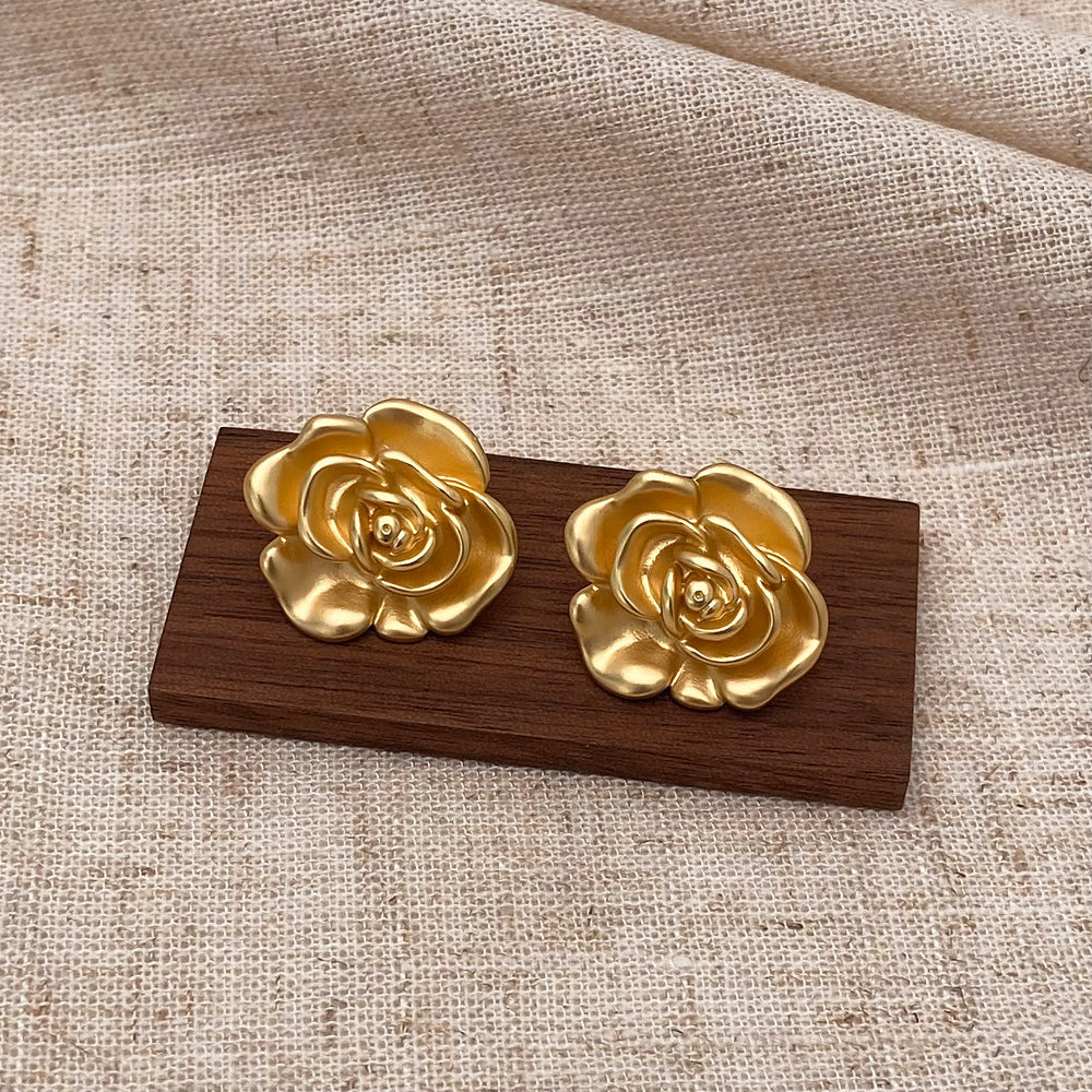 【小物】花柄ピアスアクセサリーF8070