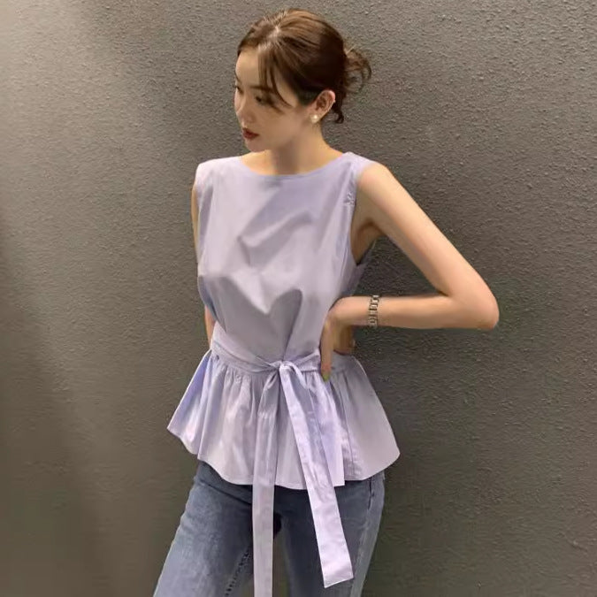 【tops】ノースリーブブラウスG22127