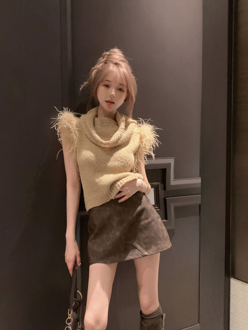 【tops】ニットベストG23680