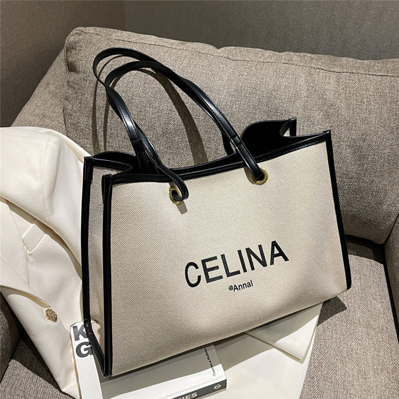 【小物】英字柄ショルダーバッグF8194