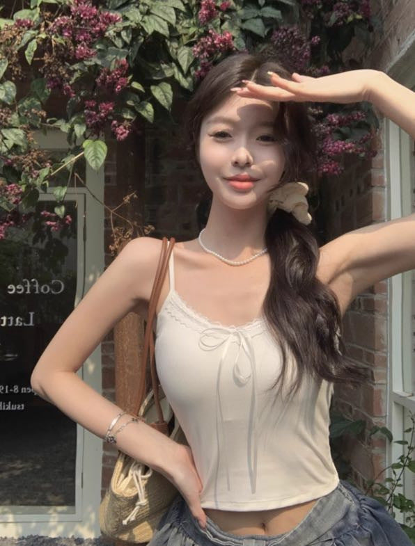 【tops】4色カップ付きキャミソールF7684