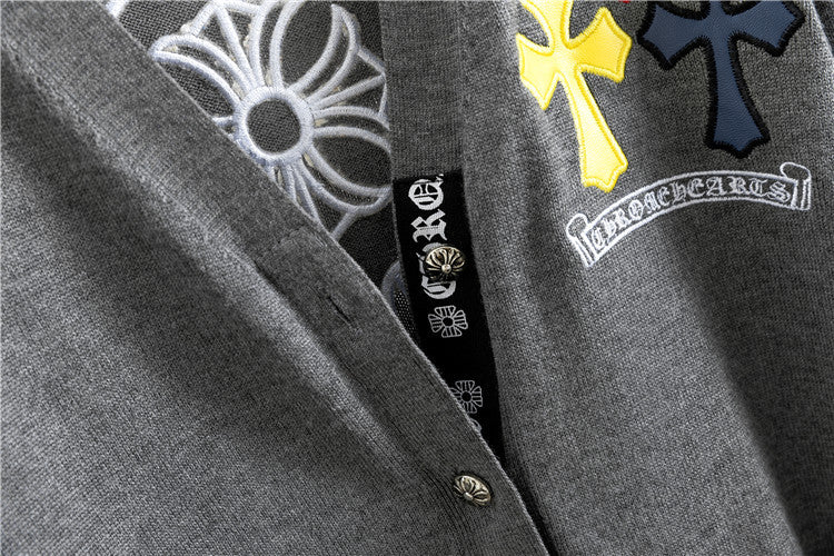 【outer】VネックニットカーディガンG23455