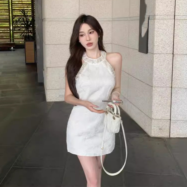 【dress】ダイヤモンドホルターネックデートワンピースG21705