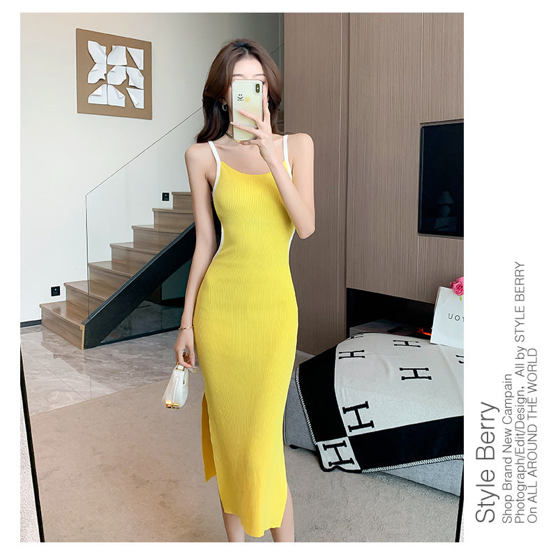 【dress】ニットキャミワンピースG21823