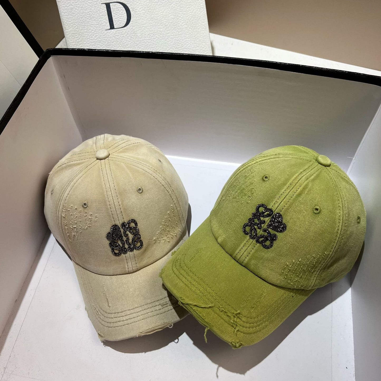 【小物】6色ベースボール キャップF8389