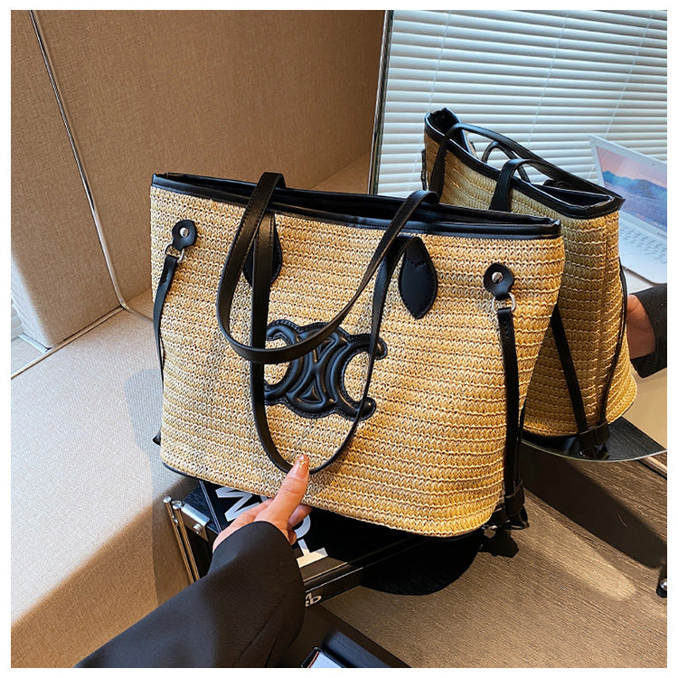 【小物】OL通勤大容量カゴバッグG21743