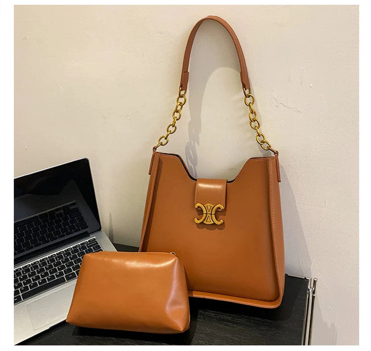 【小物】5色親子バッグF7580