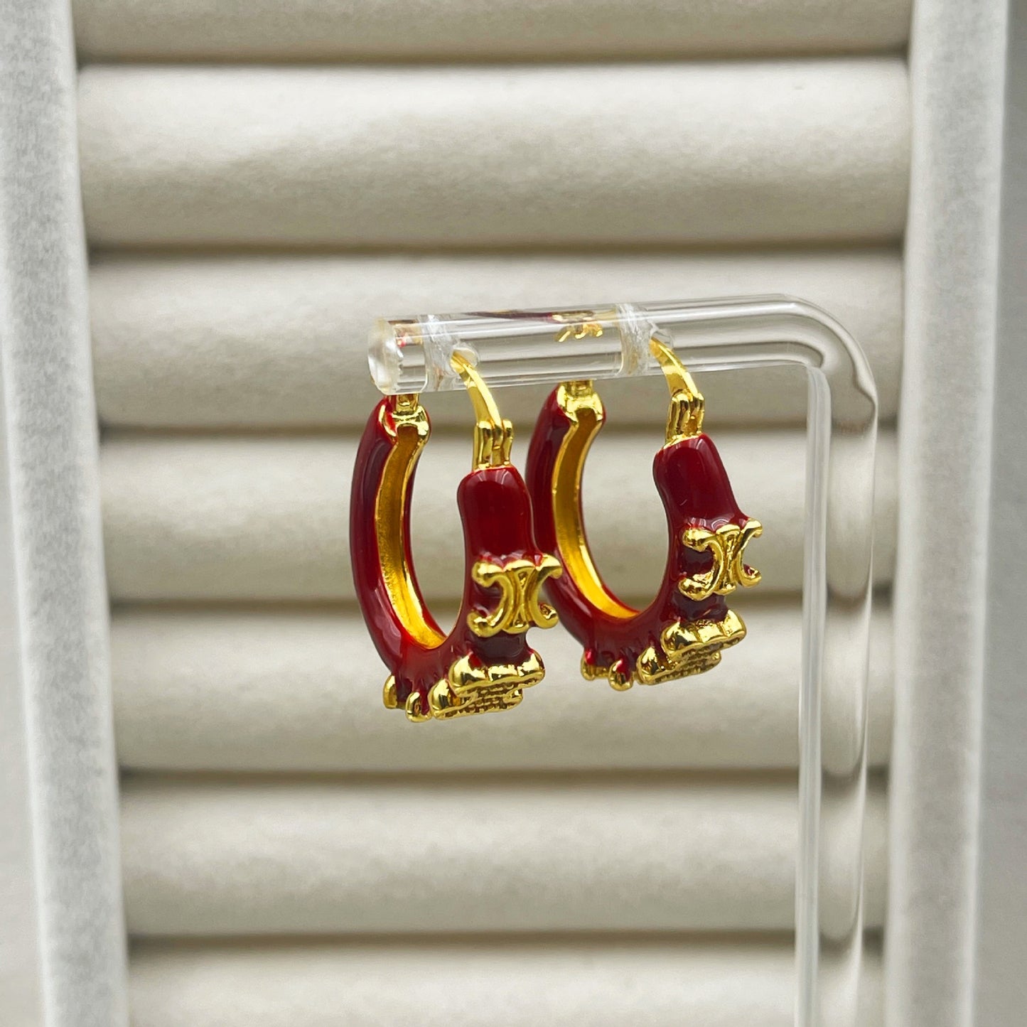 【小物】英字柄ピアスアクセサリーG21648