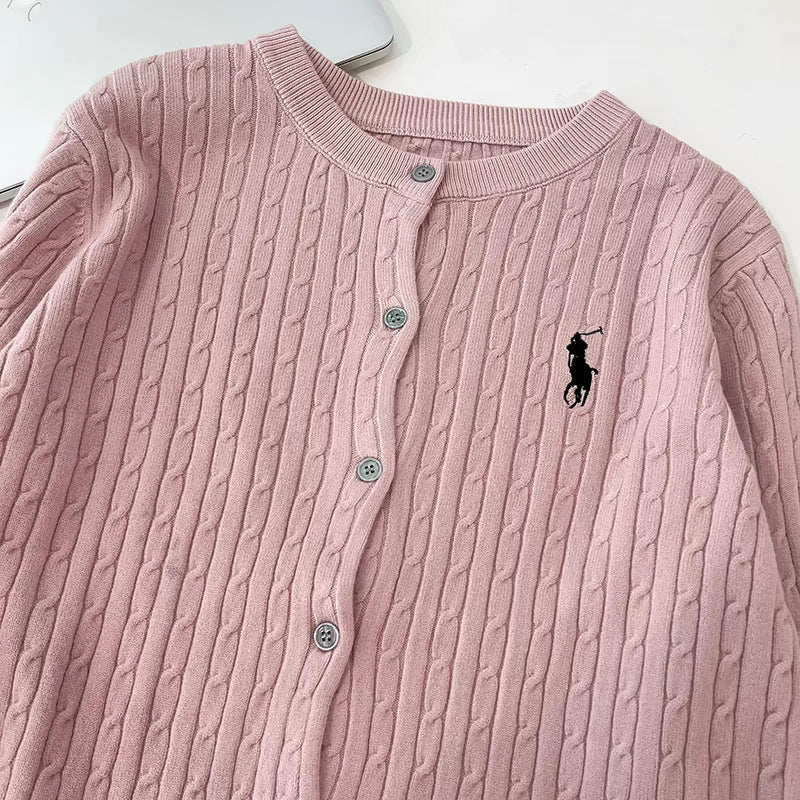 【outer】長袖ニットカーディガンF8217